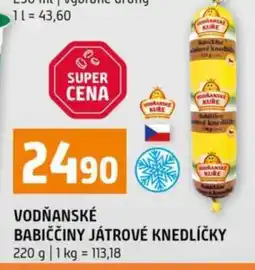 Terno VODŇANSKÉ BABIČČINY JÁTROVÉ KNEDLÍČKY nabídka