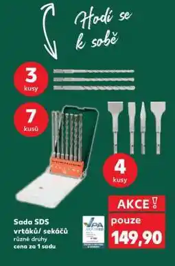 Kaufland Sada SDS vrtáků/sekáčů nabídka