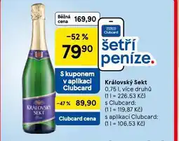 Tesco Královský sekt nabídka