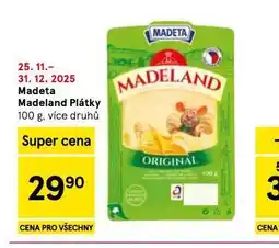Tesco Madeta madeland plátky nabídka