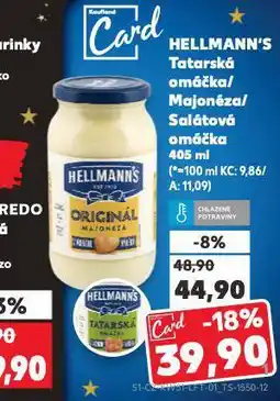 Kaufland Hellmann's tatarská omáčka nabídka