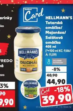 Kaufland Hellmann's salátová omáčka nabídka