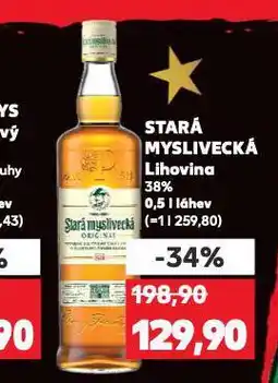 Kaufland Stará myslivecká lihovina nabídka