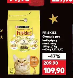 Kaufland Friskies granule pro kočky nabídka