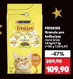 Kaufland Friskies granule pro psy nabídka