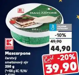 Kaufland Mascarpone nabídka