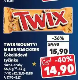 Kaufland Snickers nabídka