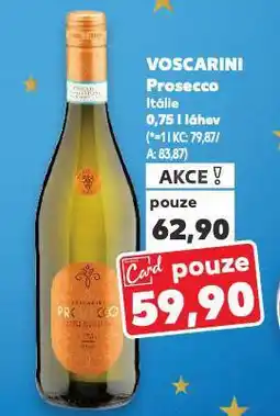 Kaufland Voscarini prosecco nabídka