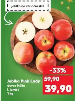 Kaufland Jablka pink lady nabídka