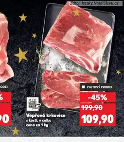 Kaufland Vepřová krkovice nabídka