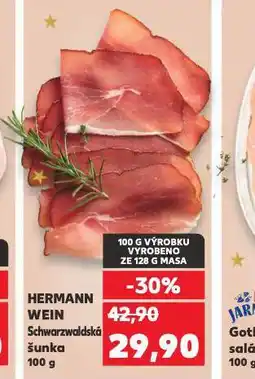 Kaufland Schwarzwaldská šunka nabídka