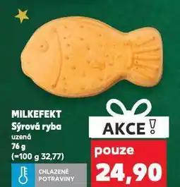 Kaufland Milkefekt sýrová ryba nabídka
