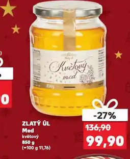 Kaufland Zlatý úl med nabídka