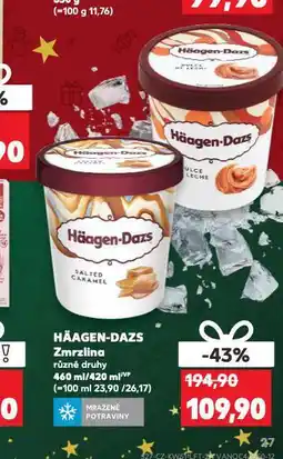 Kaufland Zmrzlina haagen-dazs nabídka