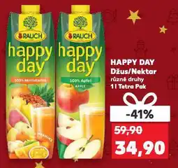 Kaufland Happy day džus nabídka