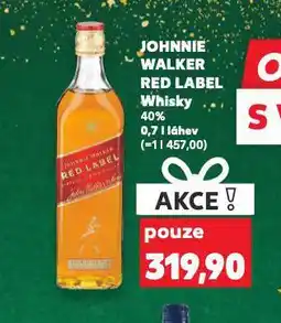 Kaufland Johnnie walker red label nabídka