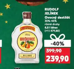 Kaufland Rudolf jelínek ovocný destilát nabídka