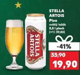 Kaufland Pivo stella artois nabídka