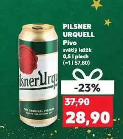 Kaufland Pivo pilsner urquell nabídka