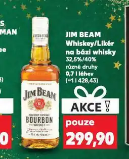 Kaufland Jim beam likér na bázi whisky nabídka
