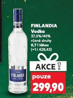 Kaufland Finlandia vodka nabídka