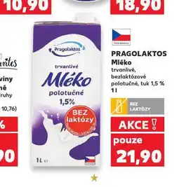 Kaufland Pragolaktos trvanlivé mléko nabídka