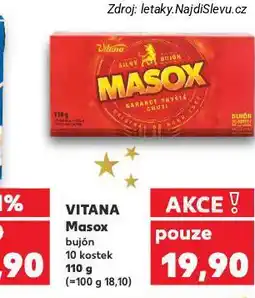 Kaufland Vitana masox nabídka