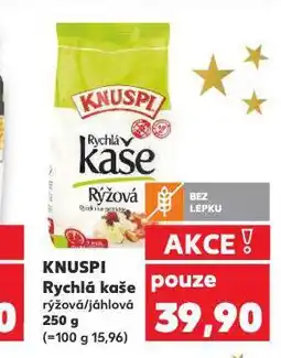 Kaufland Knuspi rychlá kaše nabídka