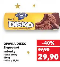 Kaufland Opavia disko slepované sušenky nabídka