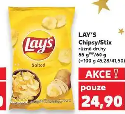 Kaufland Lay's chipsy nabídka