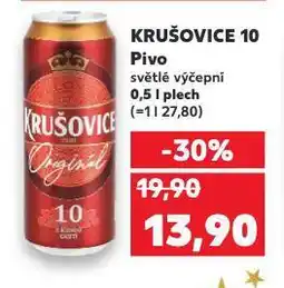 Kaufland Pivo krušovice nabídka