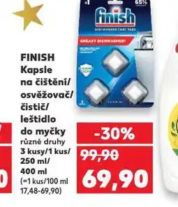 Kaufland Finish kapsle do myčky nabídka