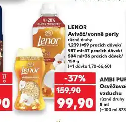Kaufland Lenor vonné perly nabídka