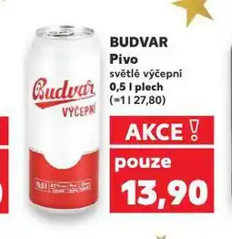 Kaufland Pivo budvar nabídka
