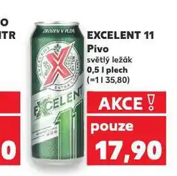 Kaufland Pivo excelent nabídka