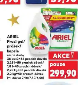Kaufland Ariel prací gel nabídka