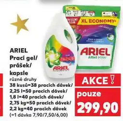 Kaufland Ariel prací kapsle nabídka