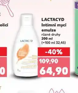 Kaufland Lactacyd gel na intimní hygienu nabídka