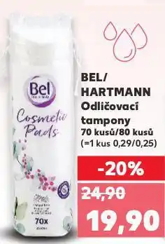 Kaufland Hartmann odličovací tampony nabídka