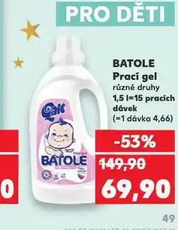 Kaufland Batole prací prostředek nabídka