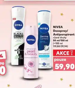 Kaufland Nivea antiperspirant nabídka