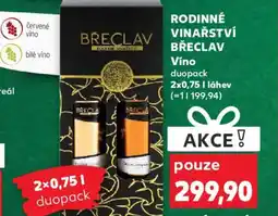Kaufland RODINNÉ VINAŘSTVÍ BŘECLAV Víno nabídka