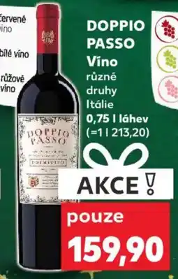 Kaufland DOPPIO PASSO Víno nabídka