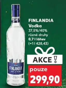 Kaufland FINLANDIA Vodka 37,5%/40% nabídka