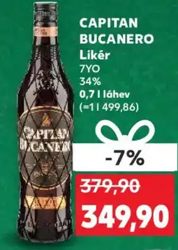 Kaufland CAPITAN BUCANERO Likér nabídka