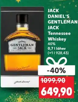 Kaufland JACK DANIEL'S GENTLEMAN JACK Tennessee Whiskey nabídka