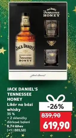 Kaufland JACK DANIEL'S TENNESSEE HONEY Likér na bázi whisky nabídka