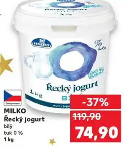 Kaufland MILKO Řecký jogurt nabídka