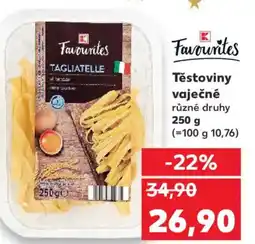 Kaufland Těstoviny vaječné nabídka