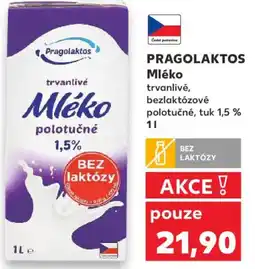 Kaufland PRAGOLAKTOS Mléko nabídka